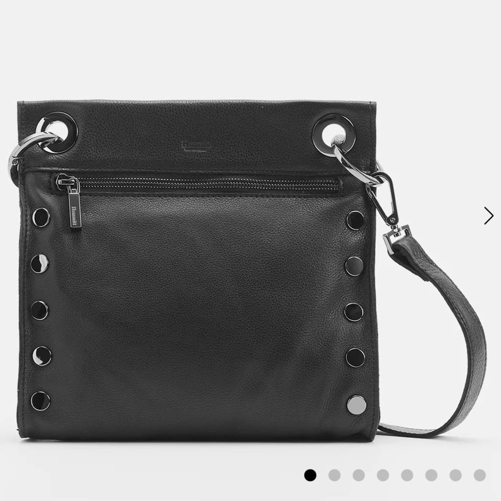 Hammit Small Tony Crossbody in Gunmetal Black